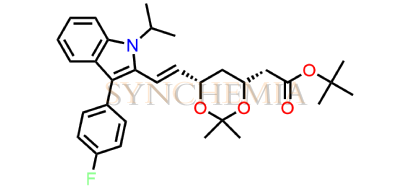(3R,5S)-Fluvastatin-3,5-Acetonide Tert-Butyl Ester