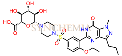 N-Desmethyl Sildenafil N-Glucuronide