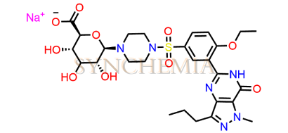 N-Desmethyl Sildenafil-N-β-D-Glucuronide